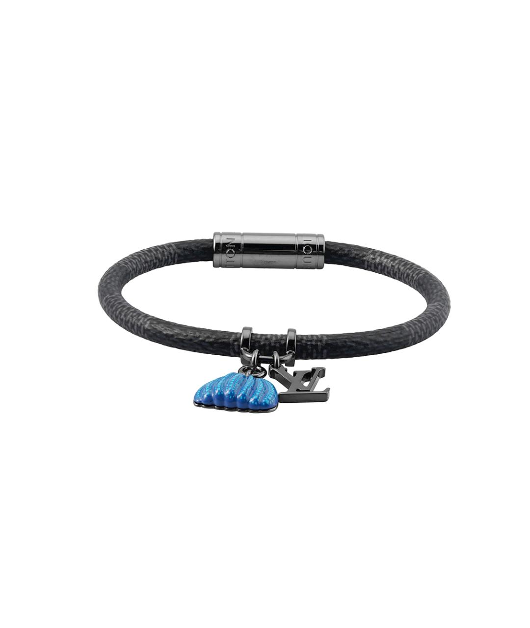 LOUIS VUITTON Серый металлический браслет, фото 2