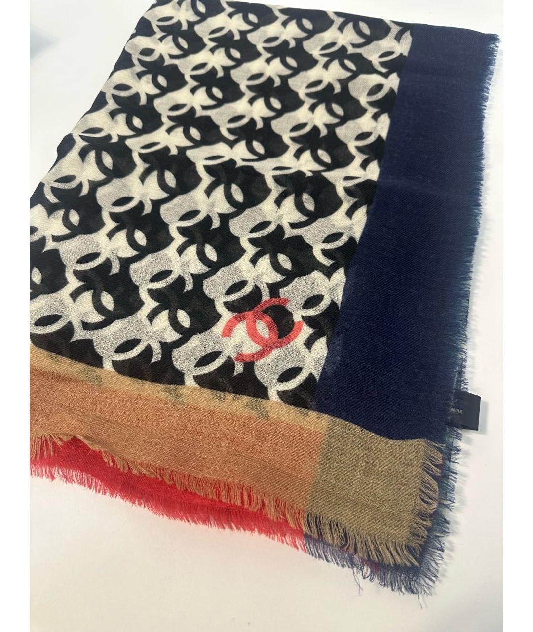 CHANEL Мульти кашемировый платок, фото 2