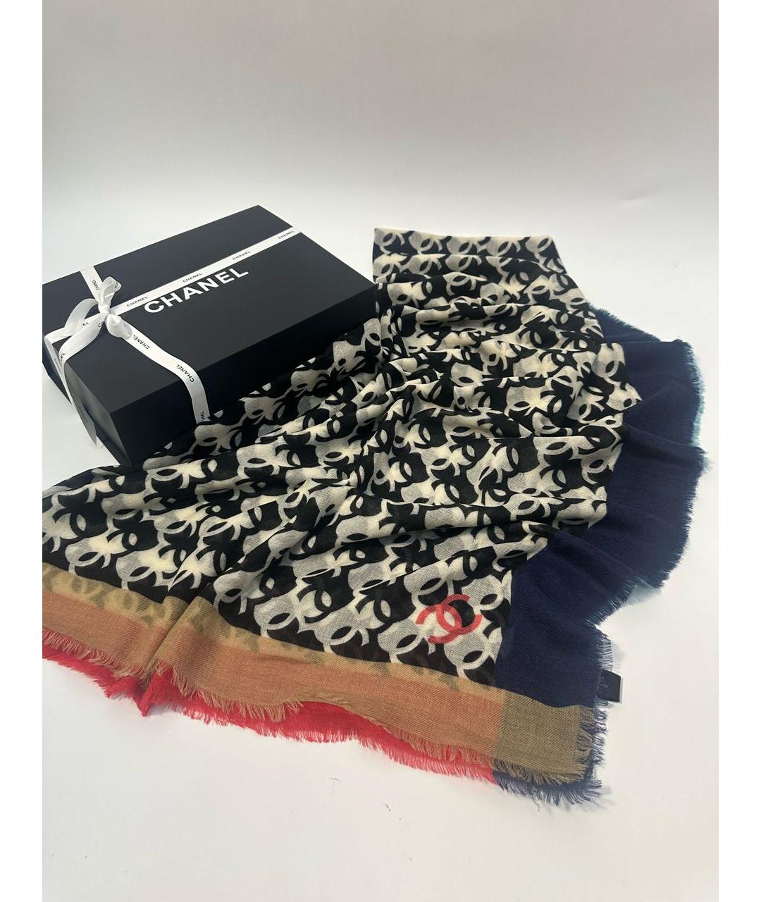 CHANEL Мульти кашемировый платок, фото 4