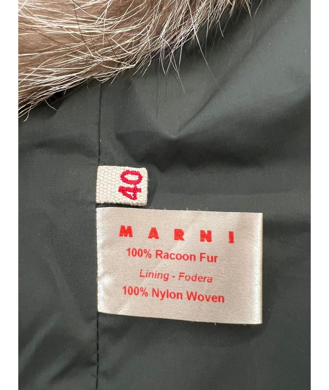 MARNI Коричневый жилет, фото 5