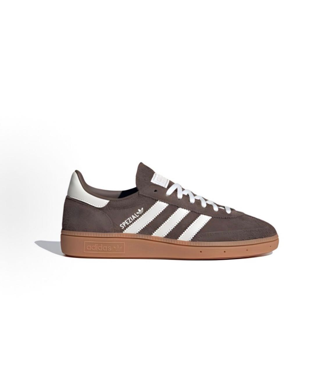 ADIDAS Коричневые замшевые кроссовки, фото 2