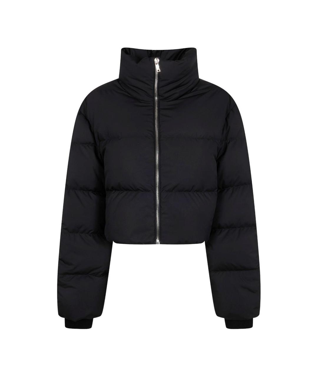 MONCLER Черный полиамидовый пуховик, фото 1