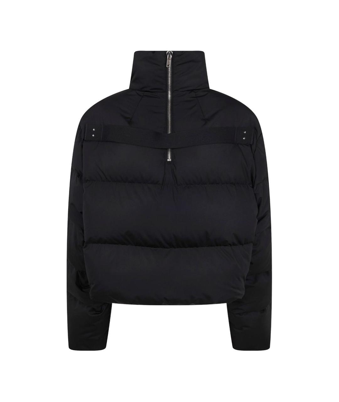 MONCLER Черный полиамидовый пуховик, фото 3