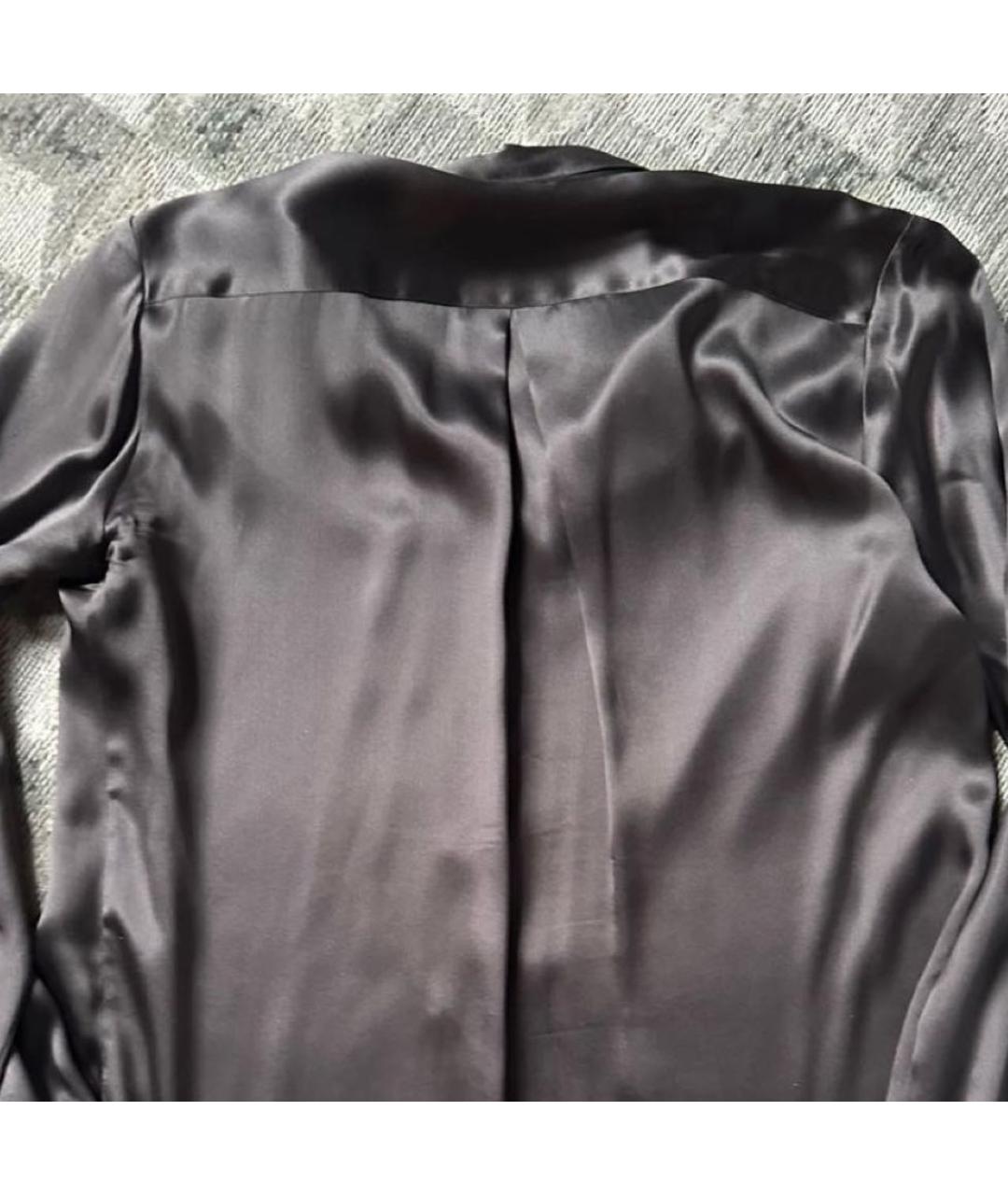 ETRO Коричневая шелковая блузы, фото 7