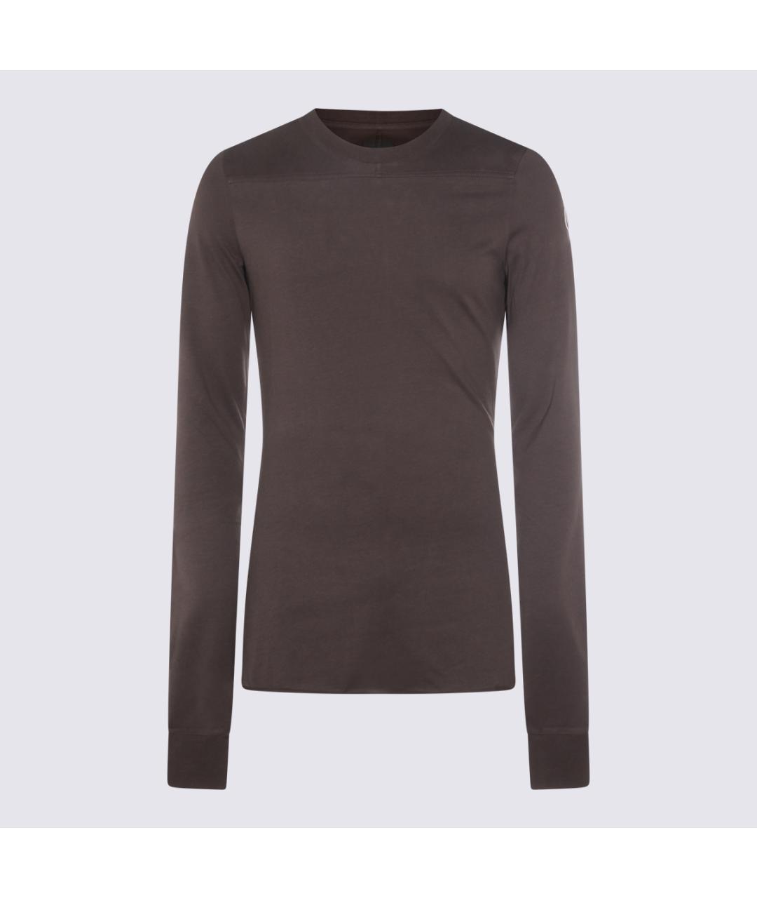 MONCLER Коричневая хлопковая водолазка, фото 5