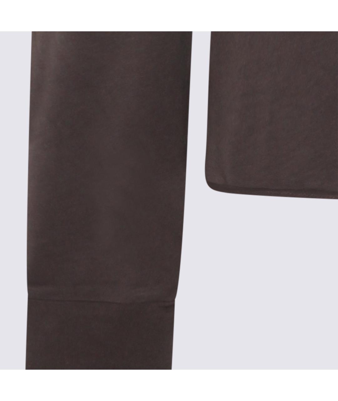 MONCLER Коричневая хлопковая водолазка, фото 4