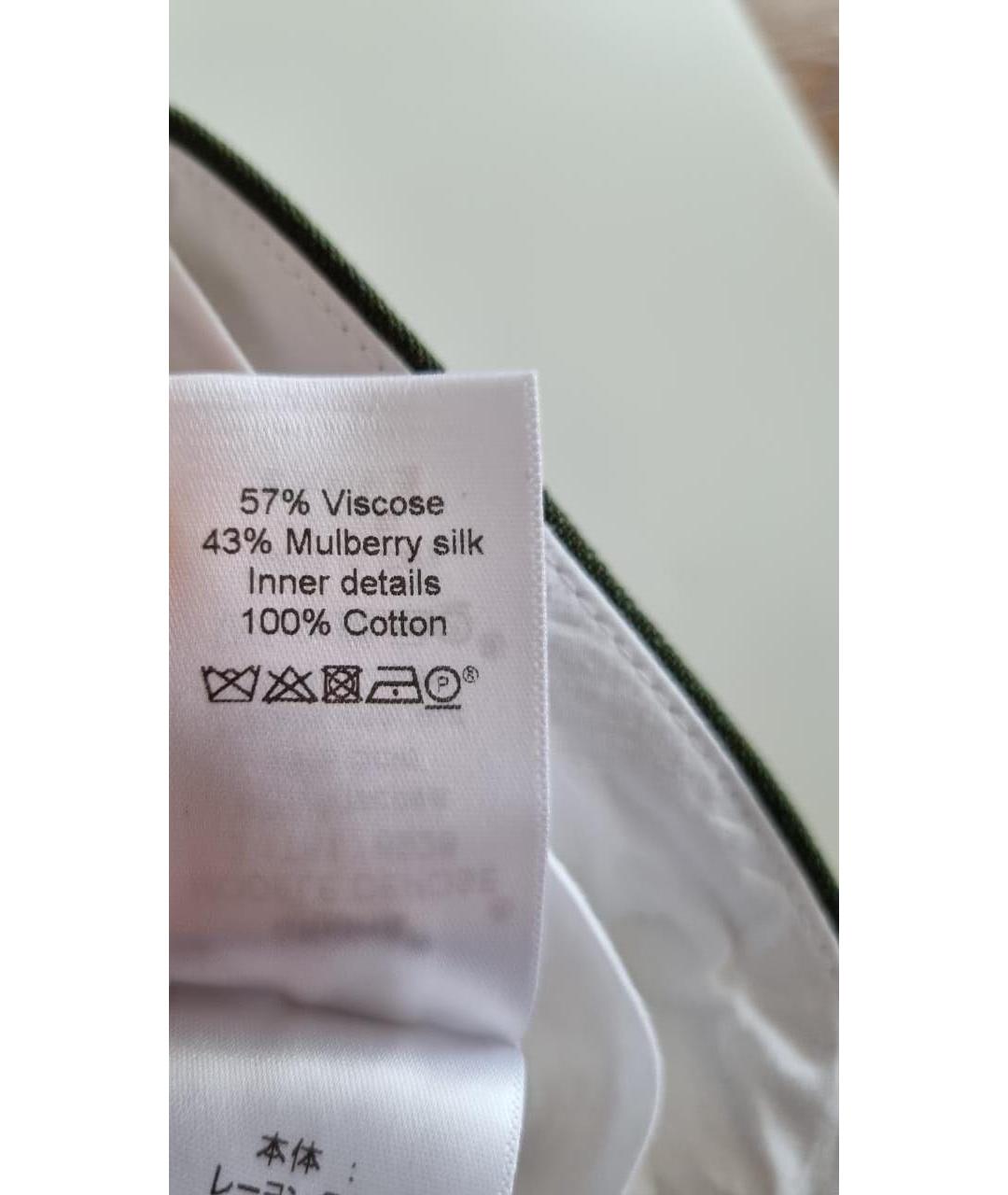 CELINE Хаки бриджи, фото 4