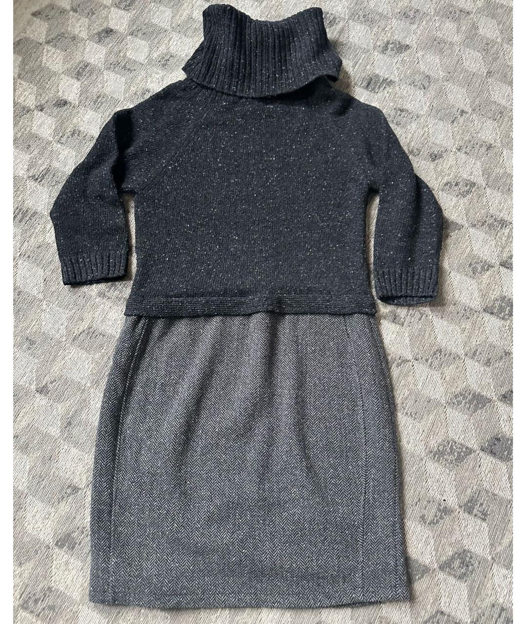 WEEKEND MAX MARA Серое платье, фото 2