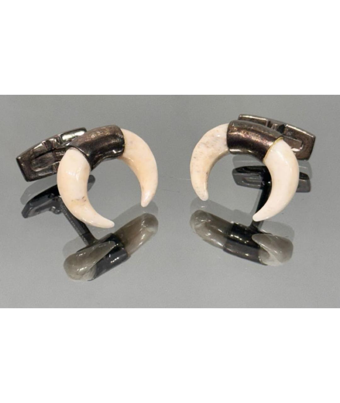 ALEXANDER MCQUEEN Бежевые запонки, фото 2