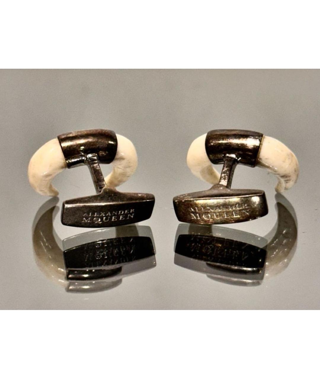 ALEXANDER MCQUEEN Бежевые запонки, фото 3