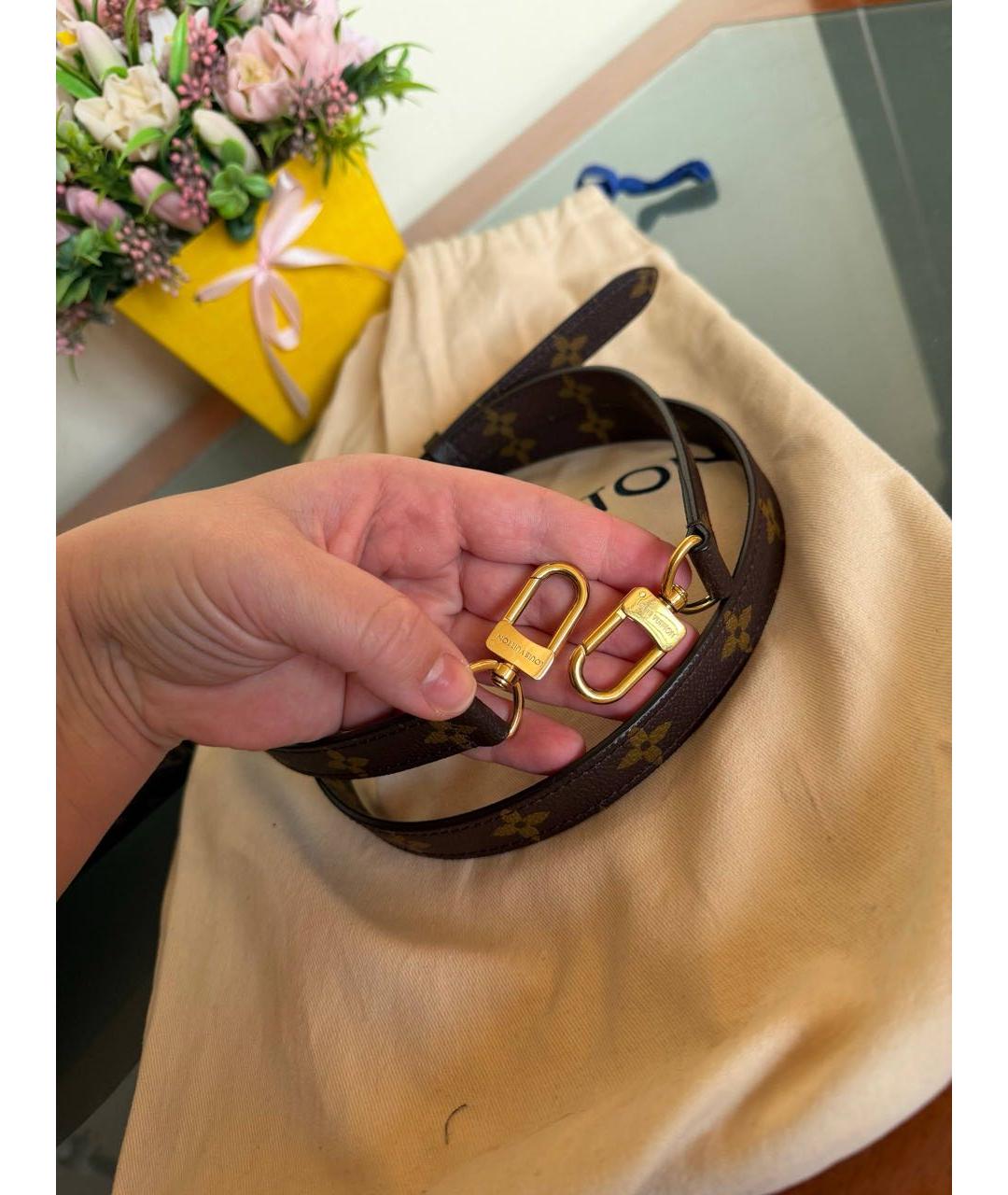 LOUIS VUITTON Коричневая сумка с короткими ручками, фото 8