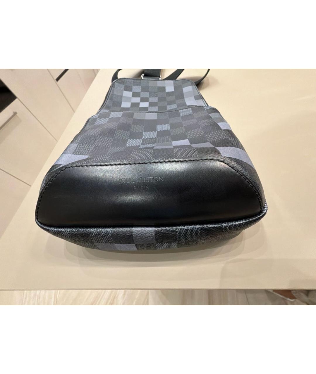 LOUIS VUITTON Серая сумка на плечо, фото 4