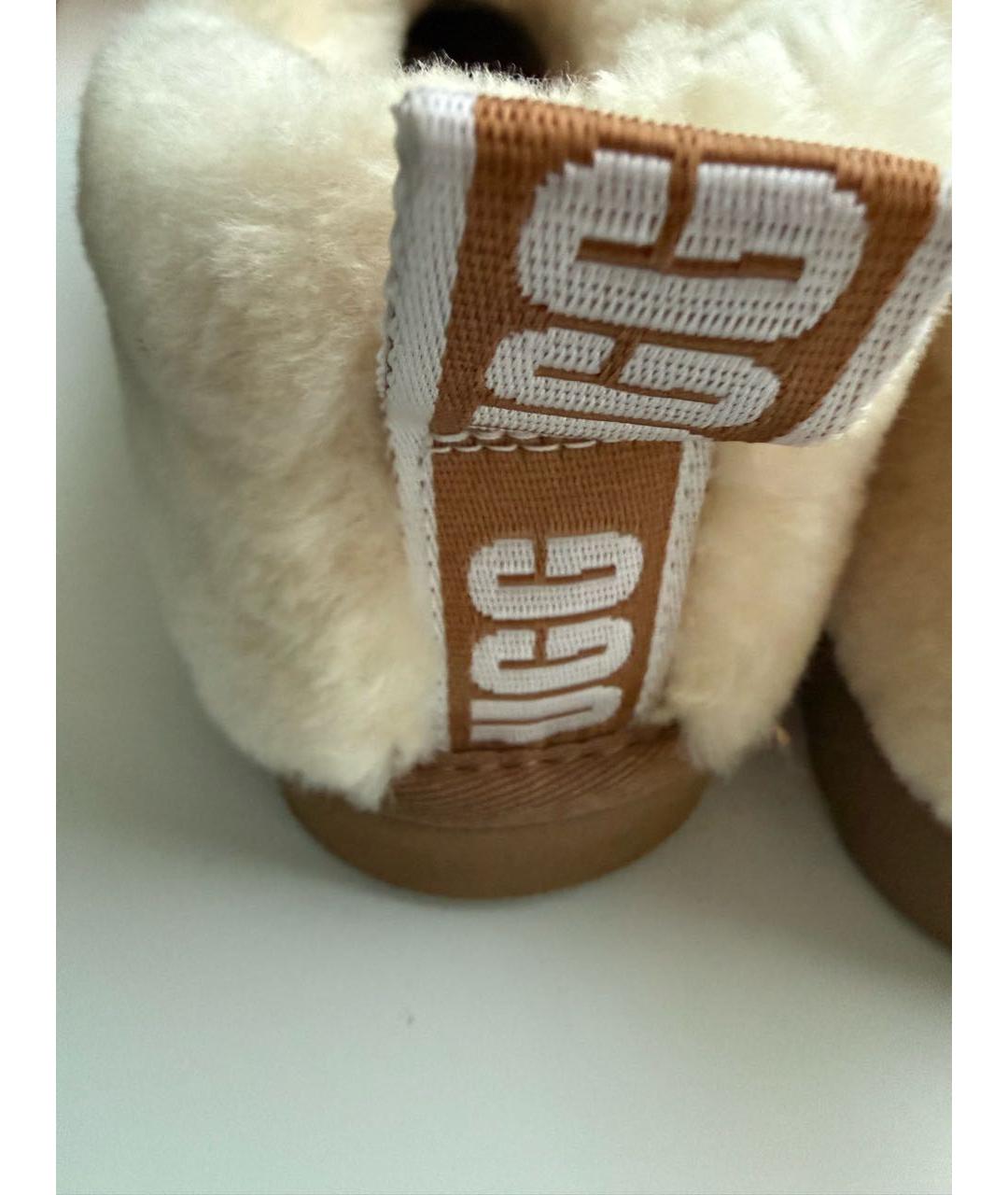 UGG AUSTRALIA Бежевые ботинки, фото 5