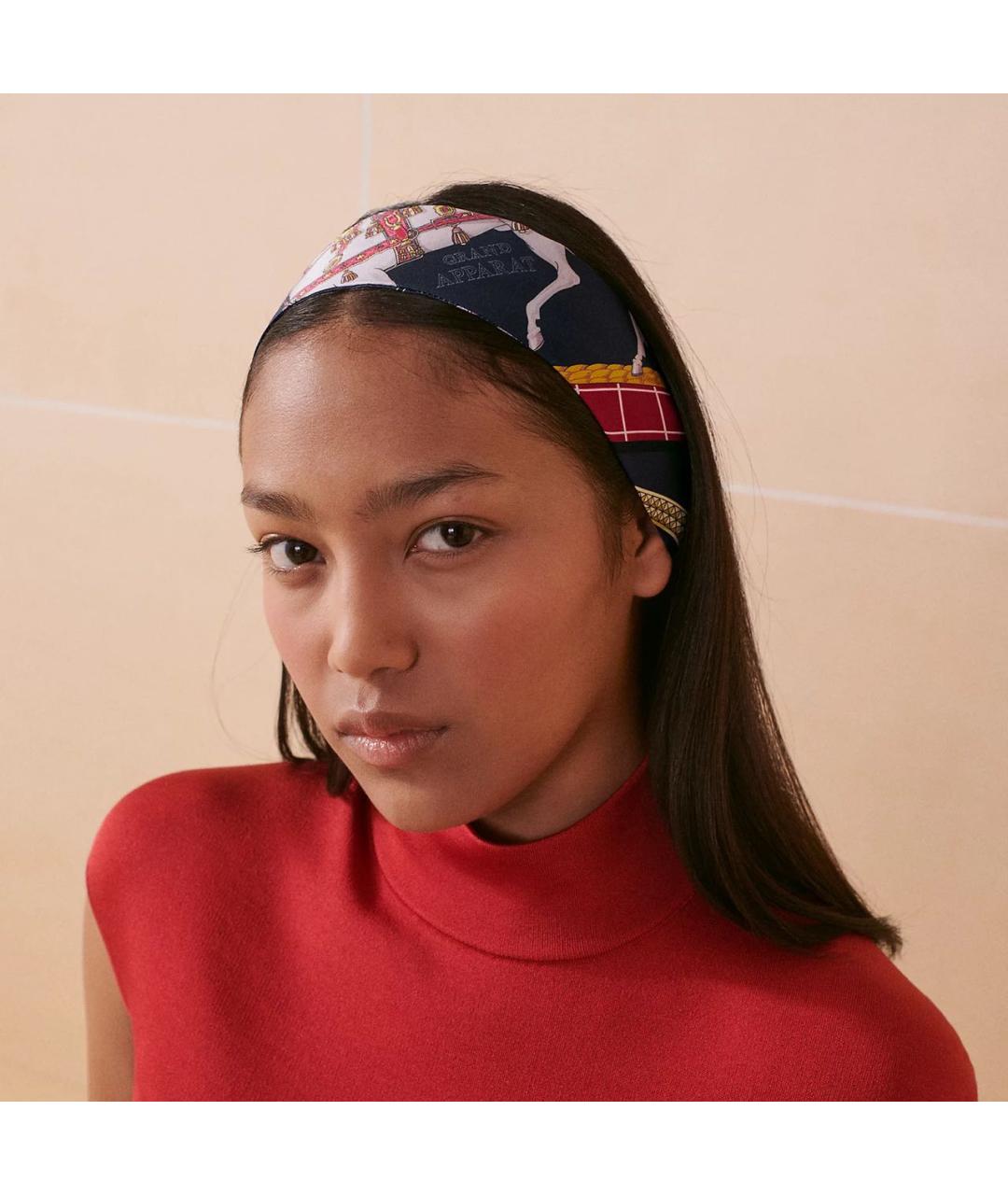 HERMES Мульти шелковый платок, фото 3