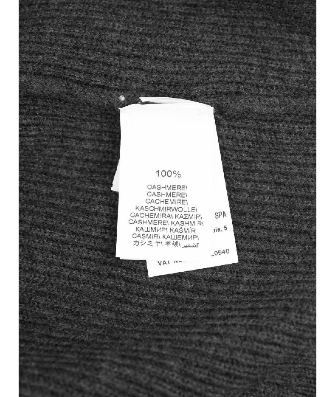 BRUNELLO CUCINELLI Серый кашемировый джемпер / свитер, фото 5
