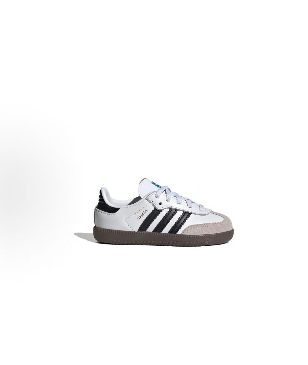 ADIDAS Белые кожаные кеды, фото 2