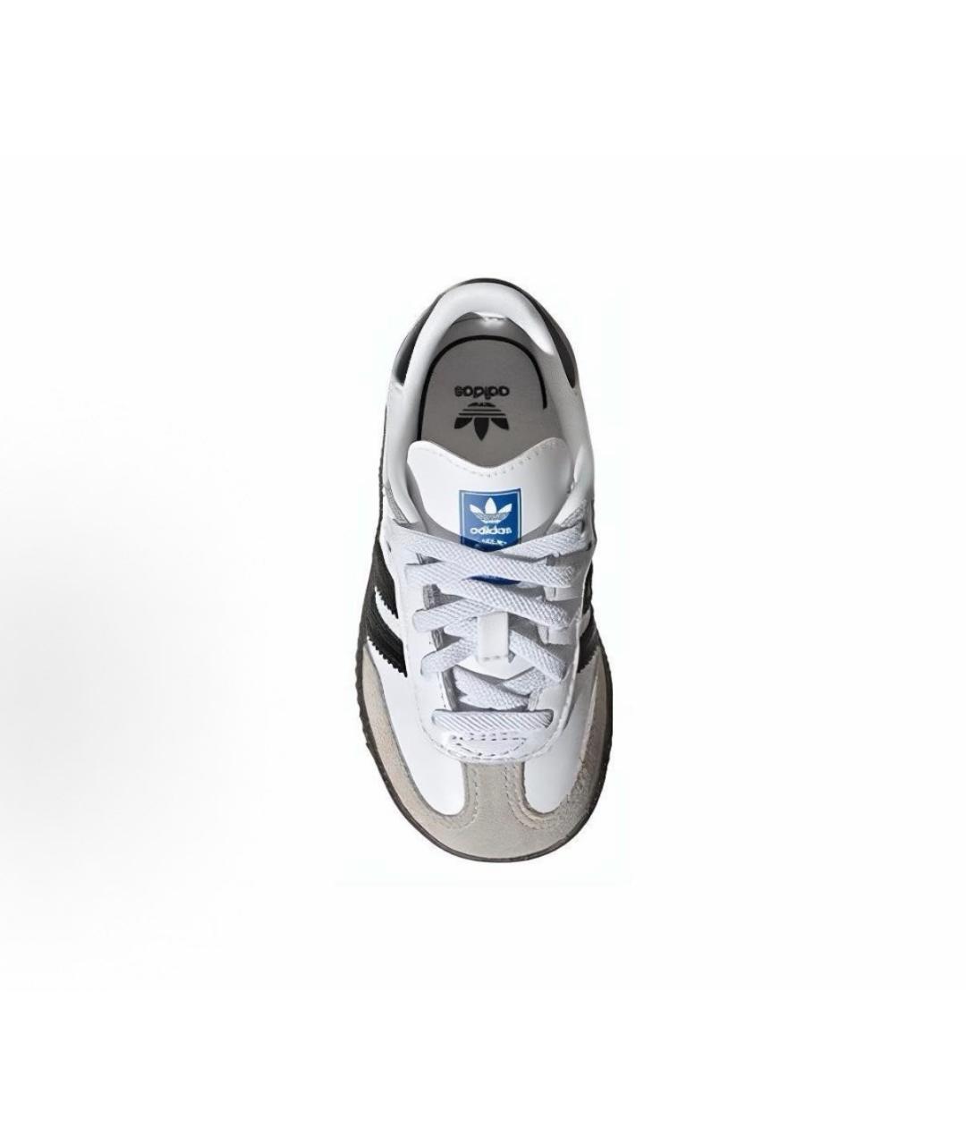 ADIDAS Белые кожаные кеды, фото 3