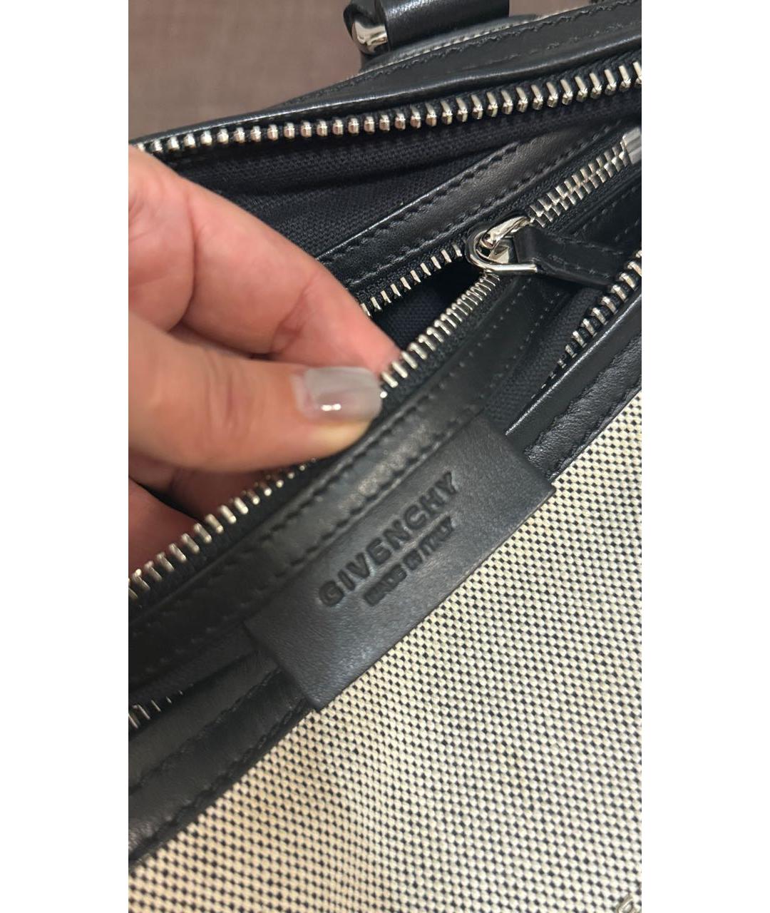 GIVENCHY Серая тканевая сумка через плечо, фото 2