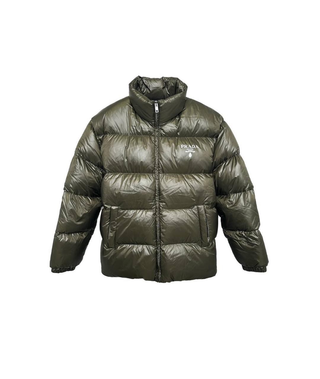 PRADA Хаки пуховик, фото 4