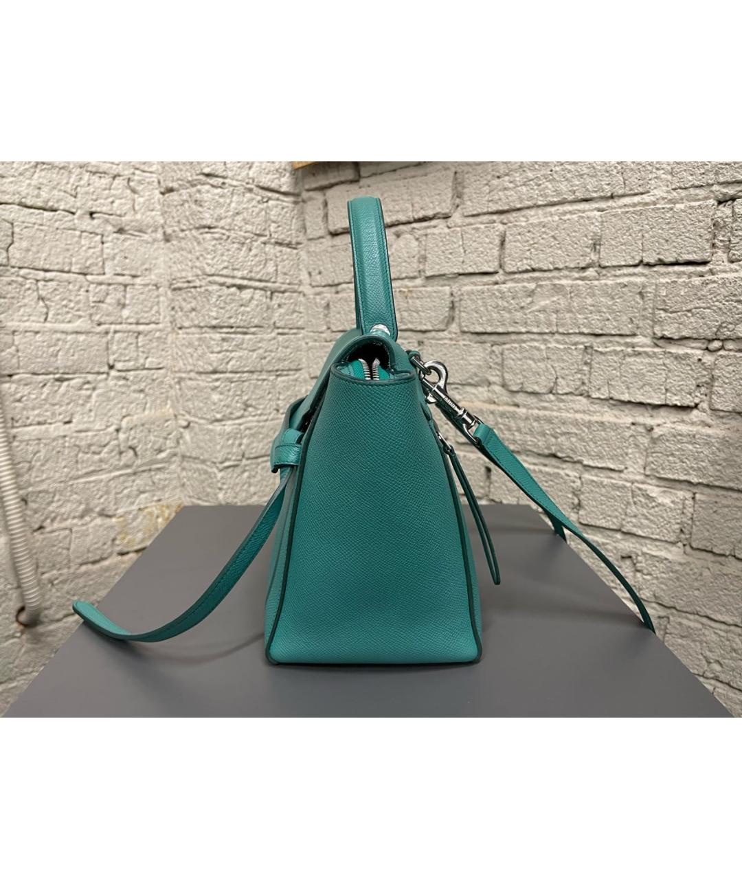 CELINE Кожаная сумка через плечо, фото 5