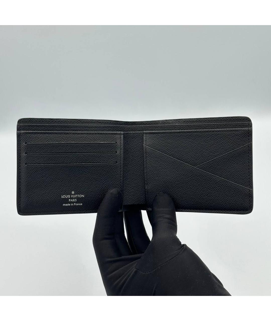 LOUIS VUITTON Антрацитовый кошелек, фото 2