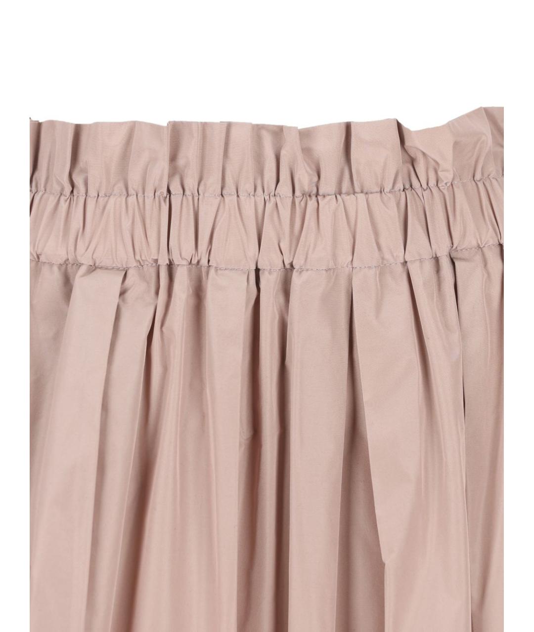 HERNO Розовая полиэстеровая юбка миди, фото 3