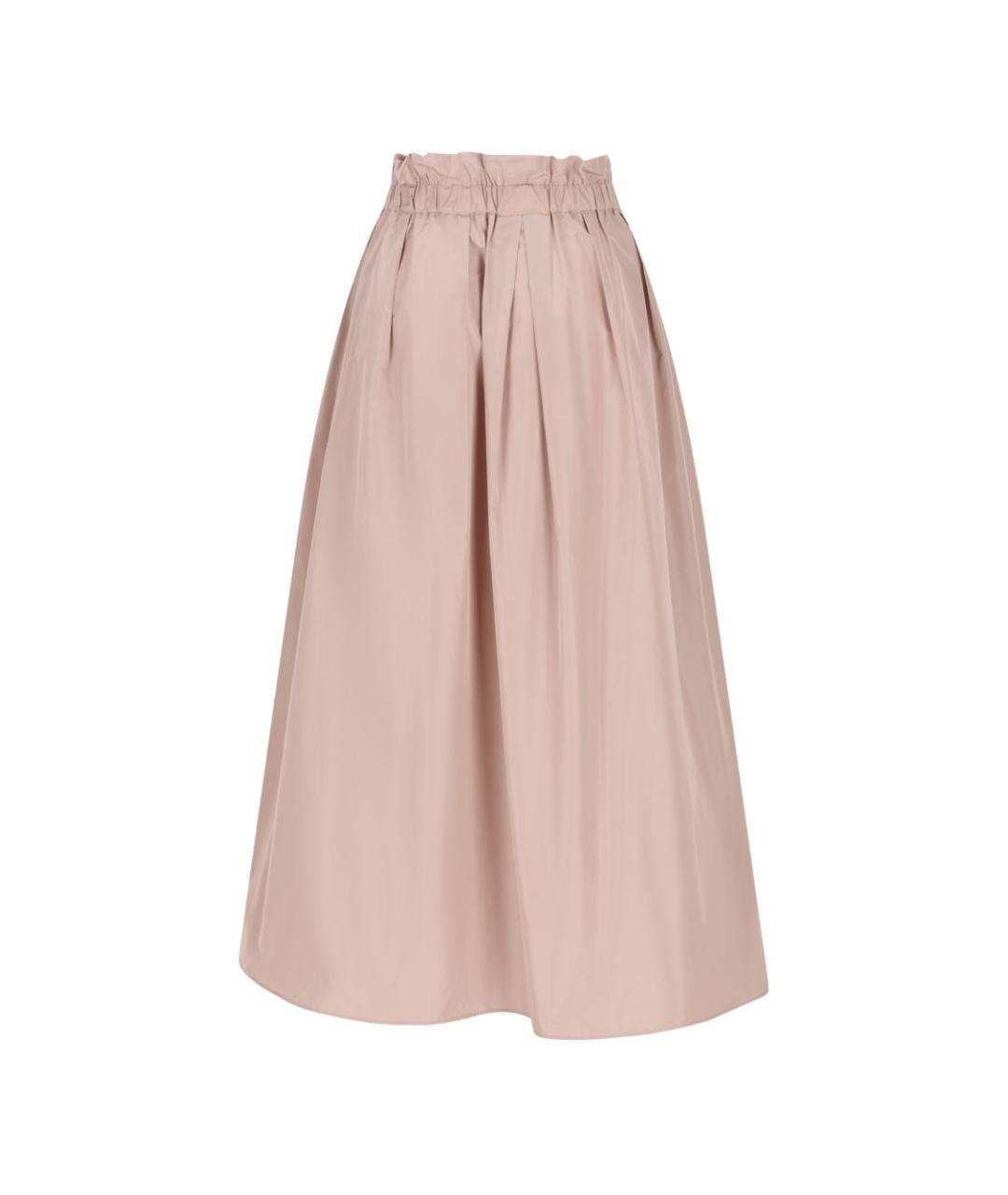HERNO Розовая полиэстеровая юбка миди, фото 2