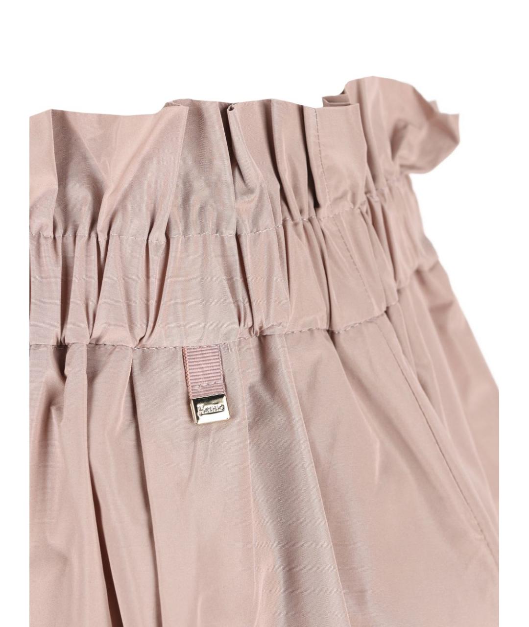 HERNO Розовая полиэстеровая юбка миди, фото 4