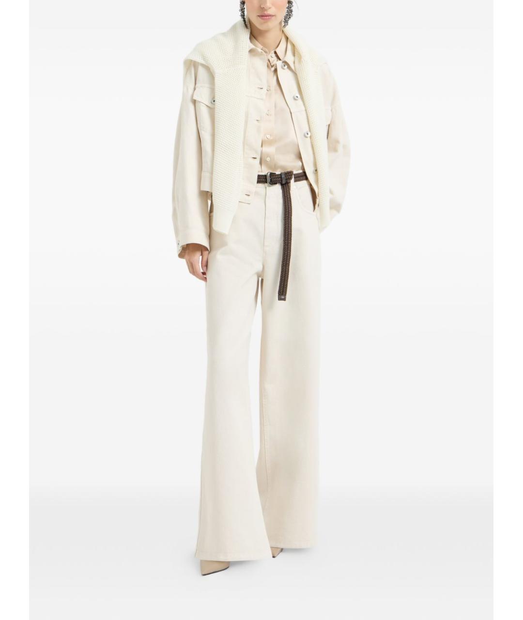 BRUNELLO CUCINELLI Бежевая хлопковая куртка, фото 2