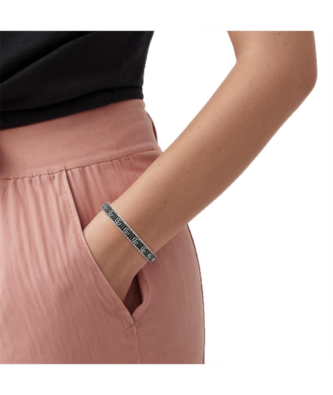 GUCCI Серебрянный серебряный браслет, фото 4