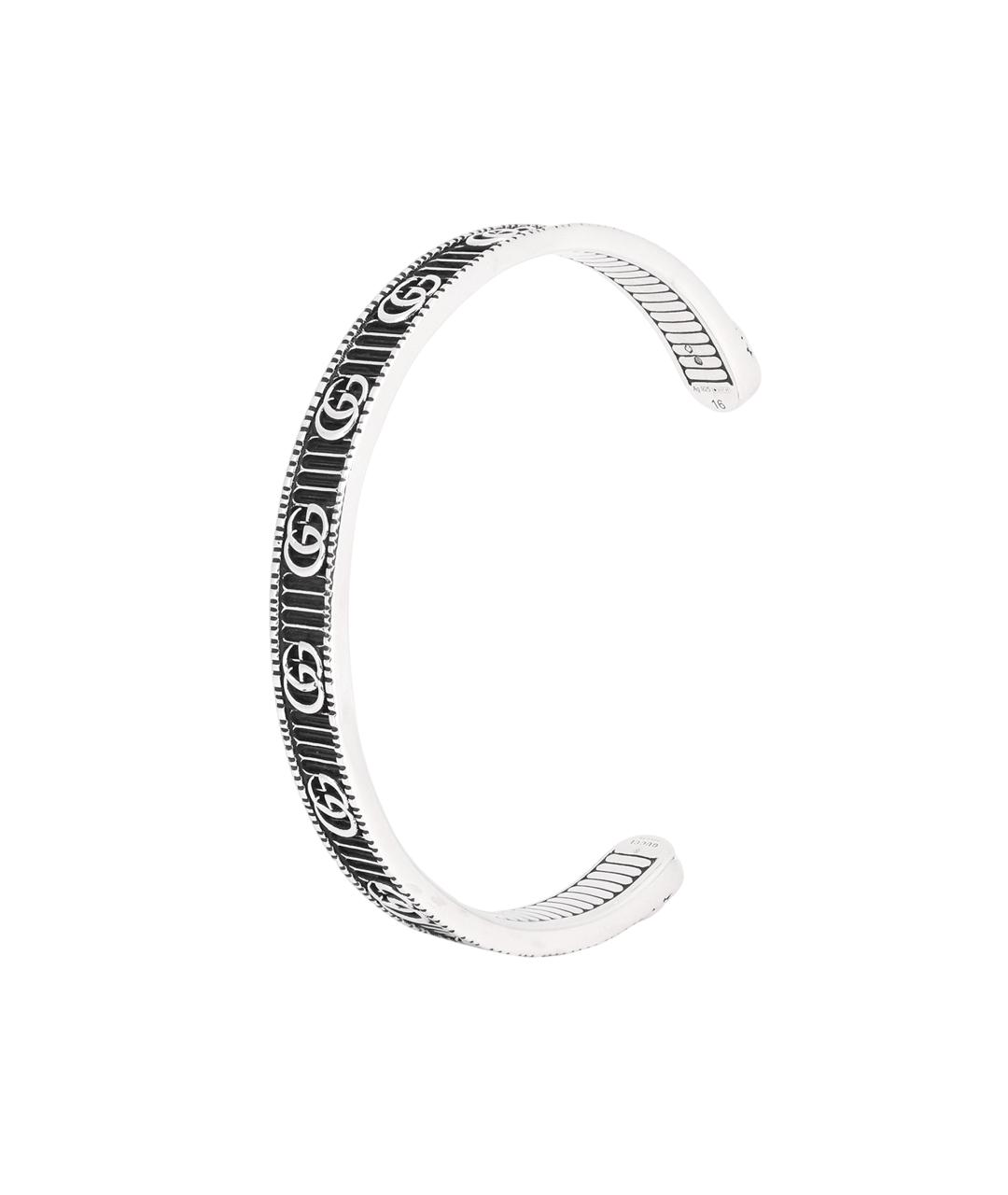 GUCCI Серебрянный серебряный браслет, фото 2