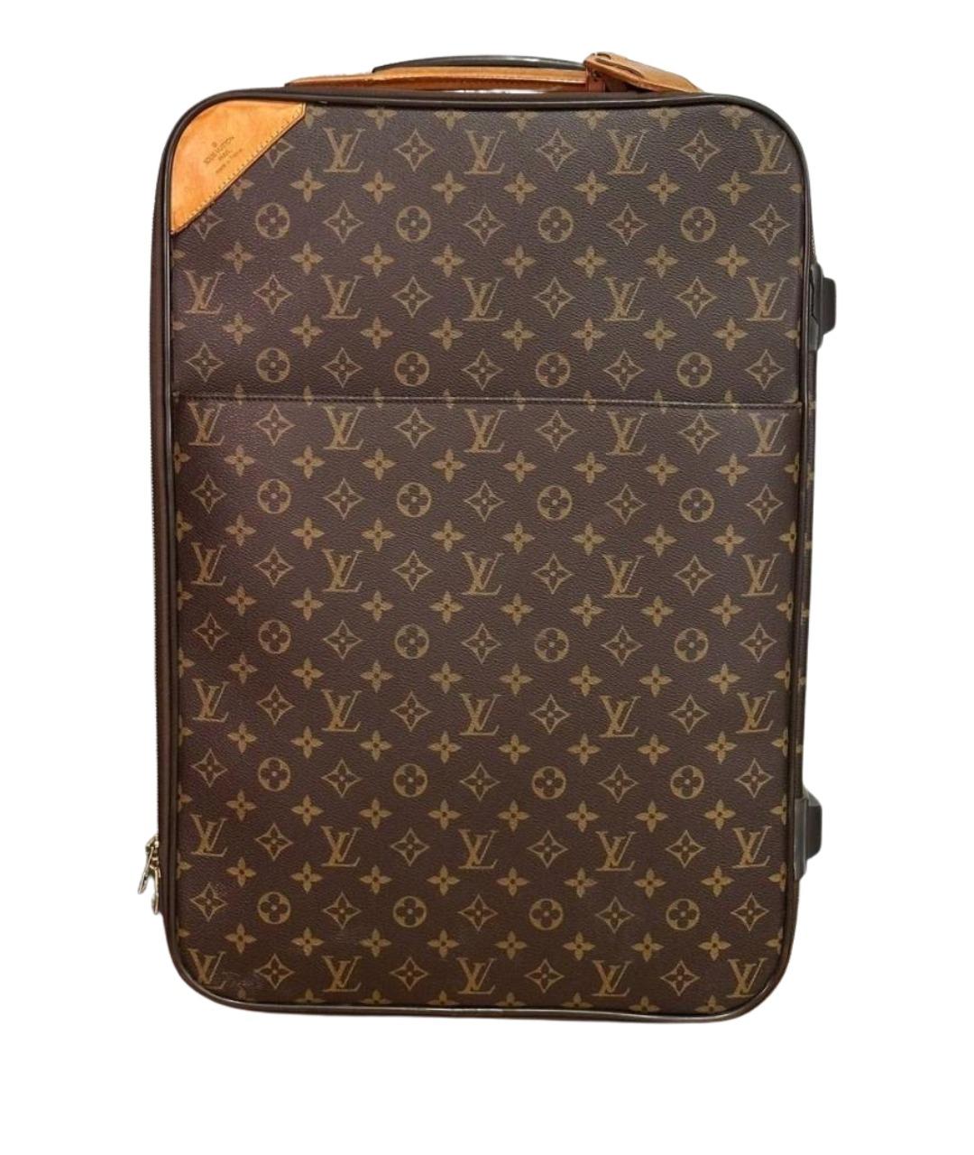 LOUIS VUITTON Коричневый чемодан, фото 1