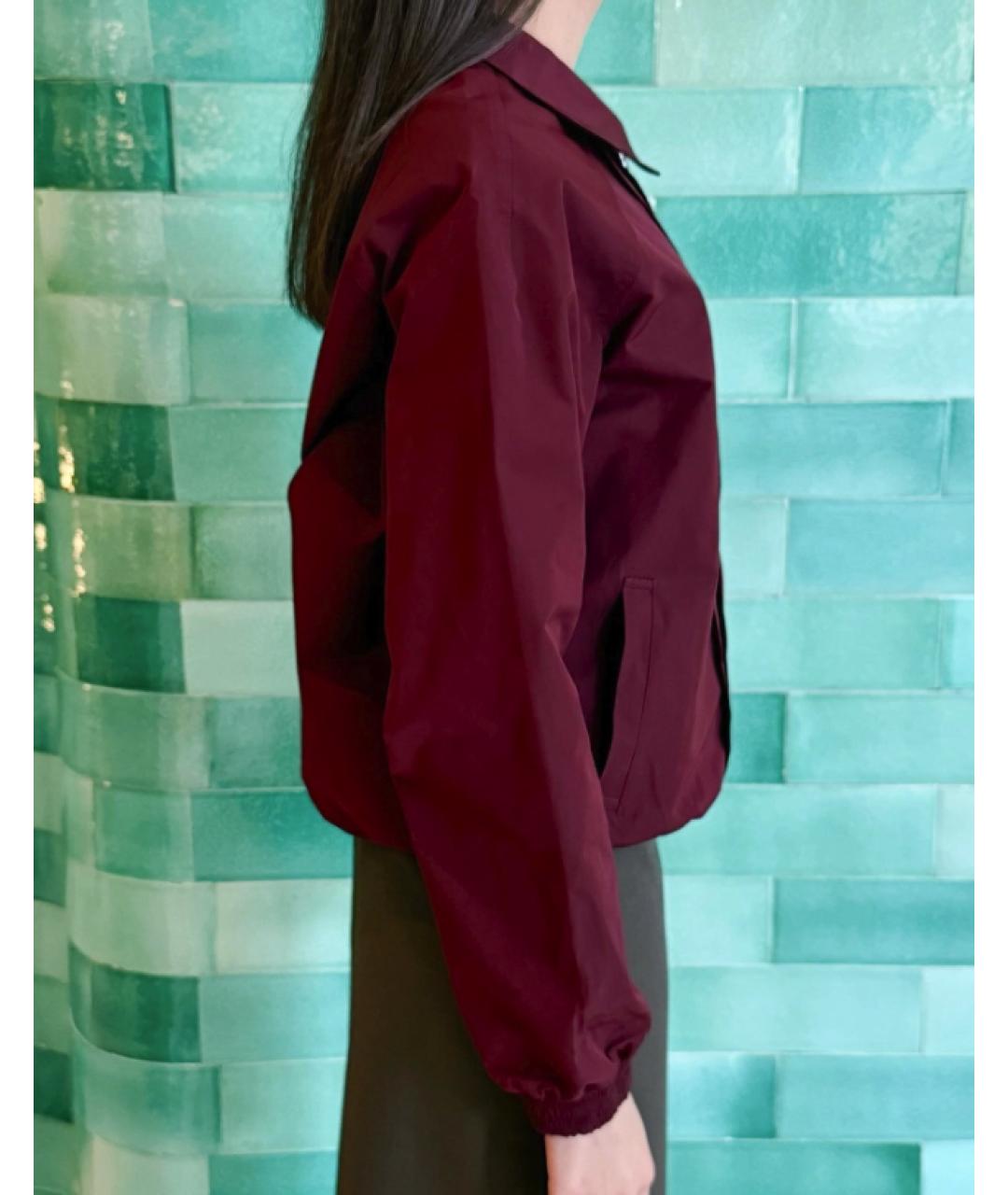 SHUSHU/TONG Бордовая полиамидовая куртка, фото 3