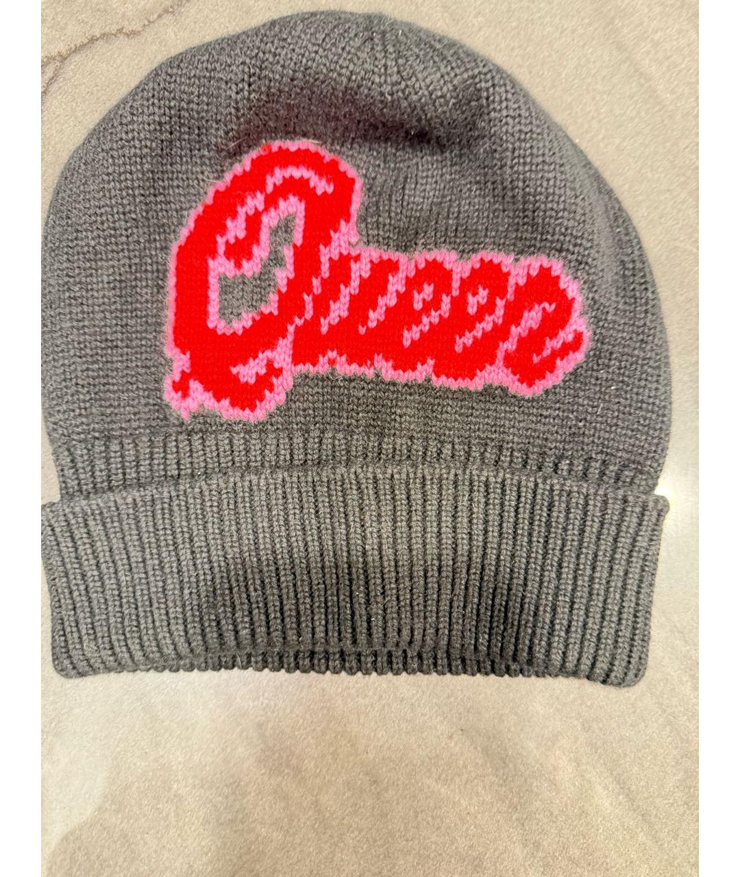 DOLCE&GABBANA Черная кашемировая шапка, фото 2