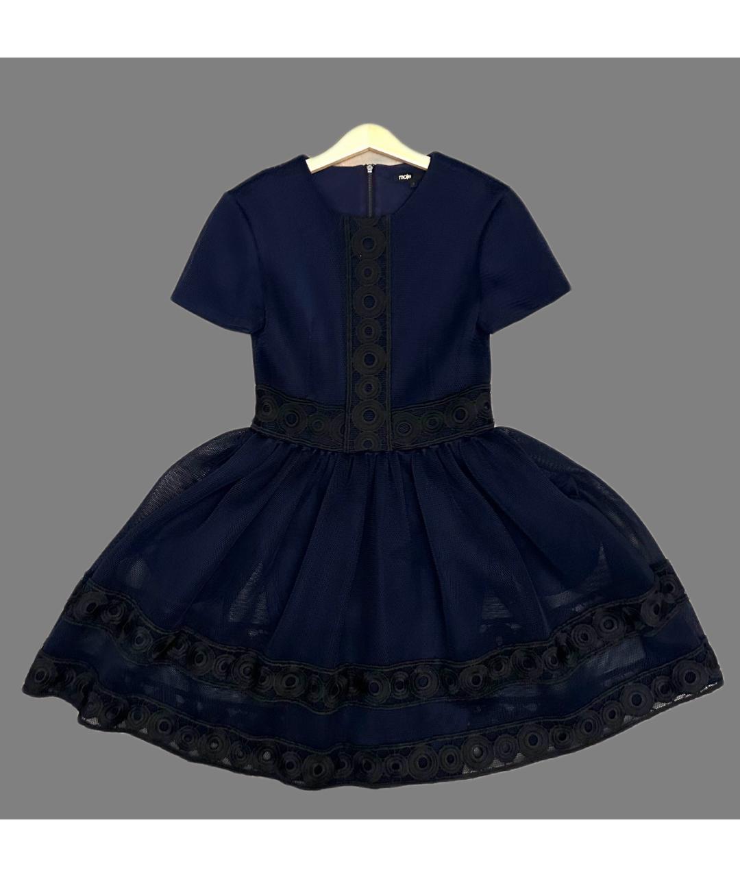 MAJE Синее платье, фото 3