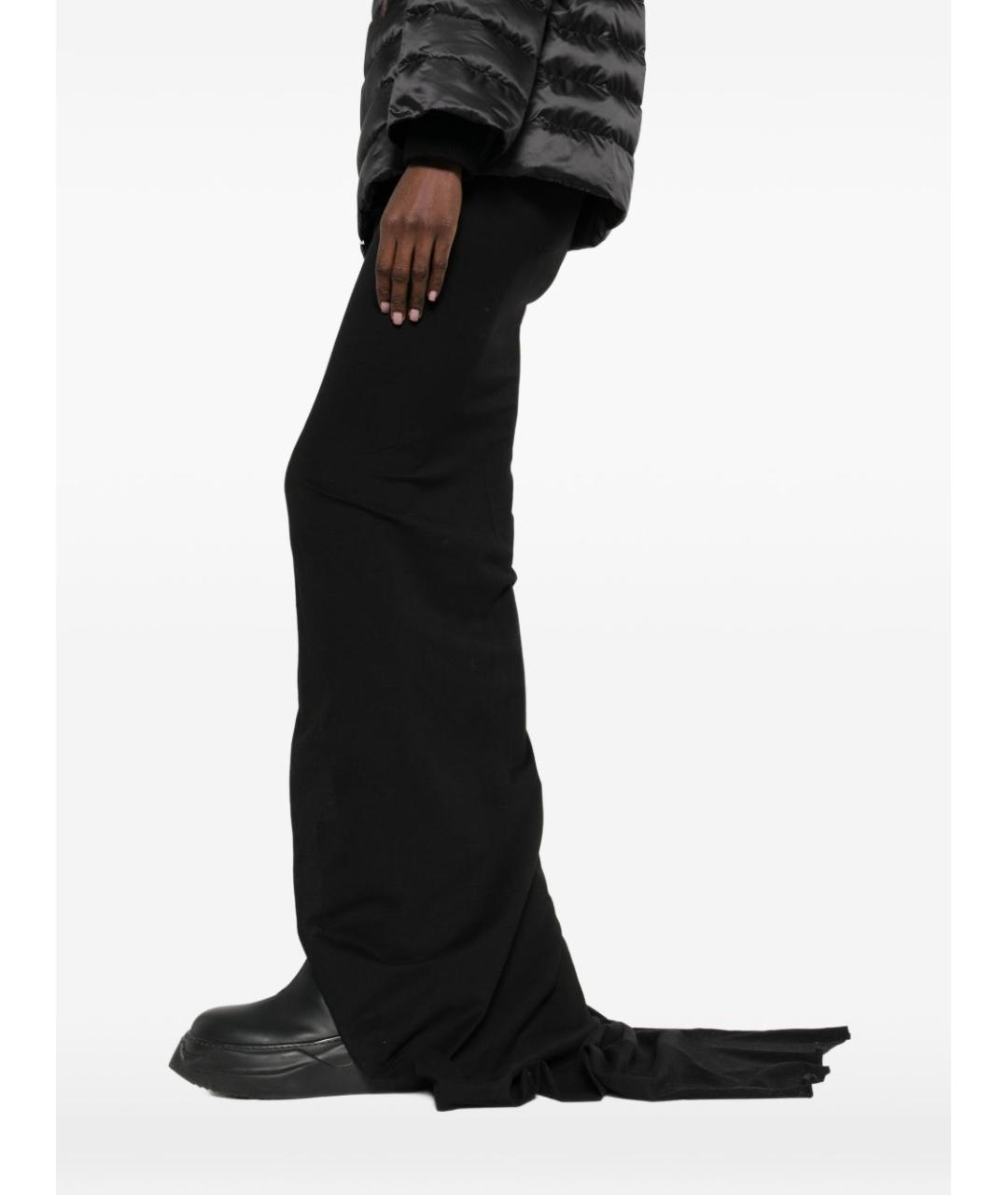 MONCLER Черная хлопковая юбка макси, фото 2