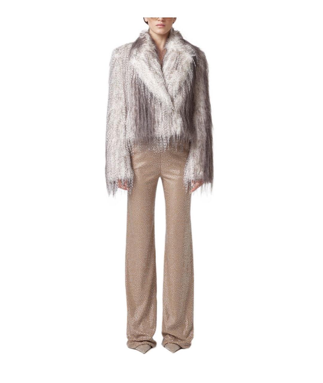 GIUSEPPE DI MORABITO Мульти полиэстеровая шуба, фото 3