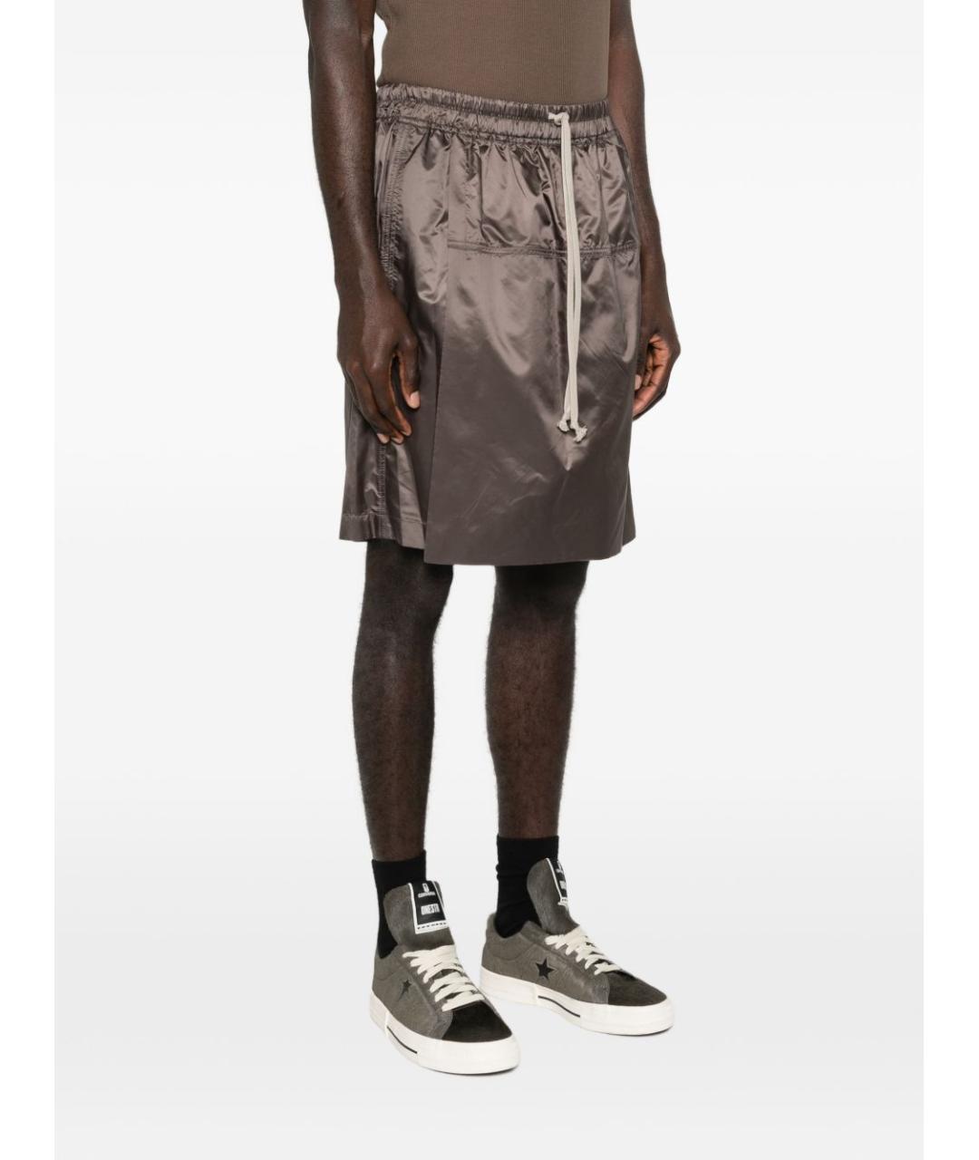 MONCLER Серая юбка миди, фото 3