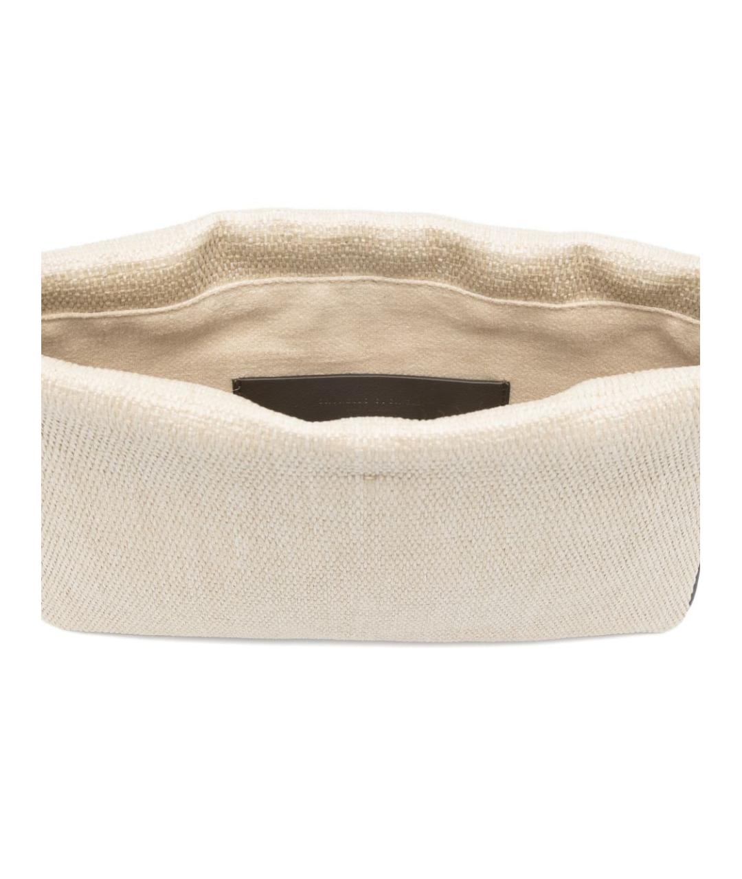 BRUNELLO CUCINELLI Бежевая сумка через плечо, фото 3