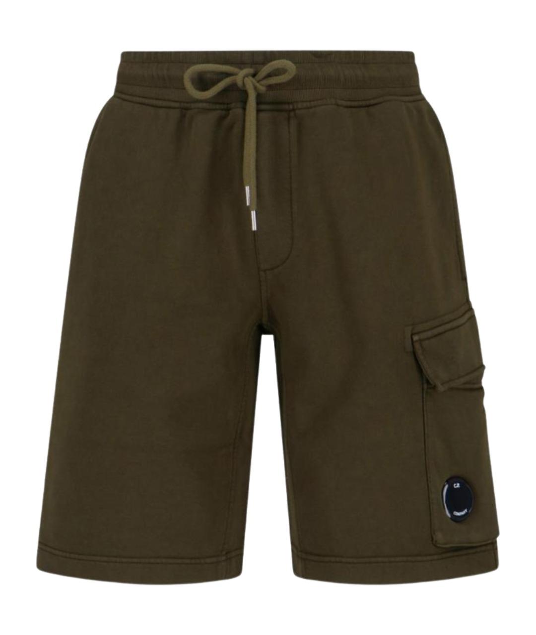 CP COMPANY Хаки хлопковые шорты, фото 1