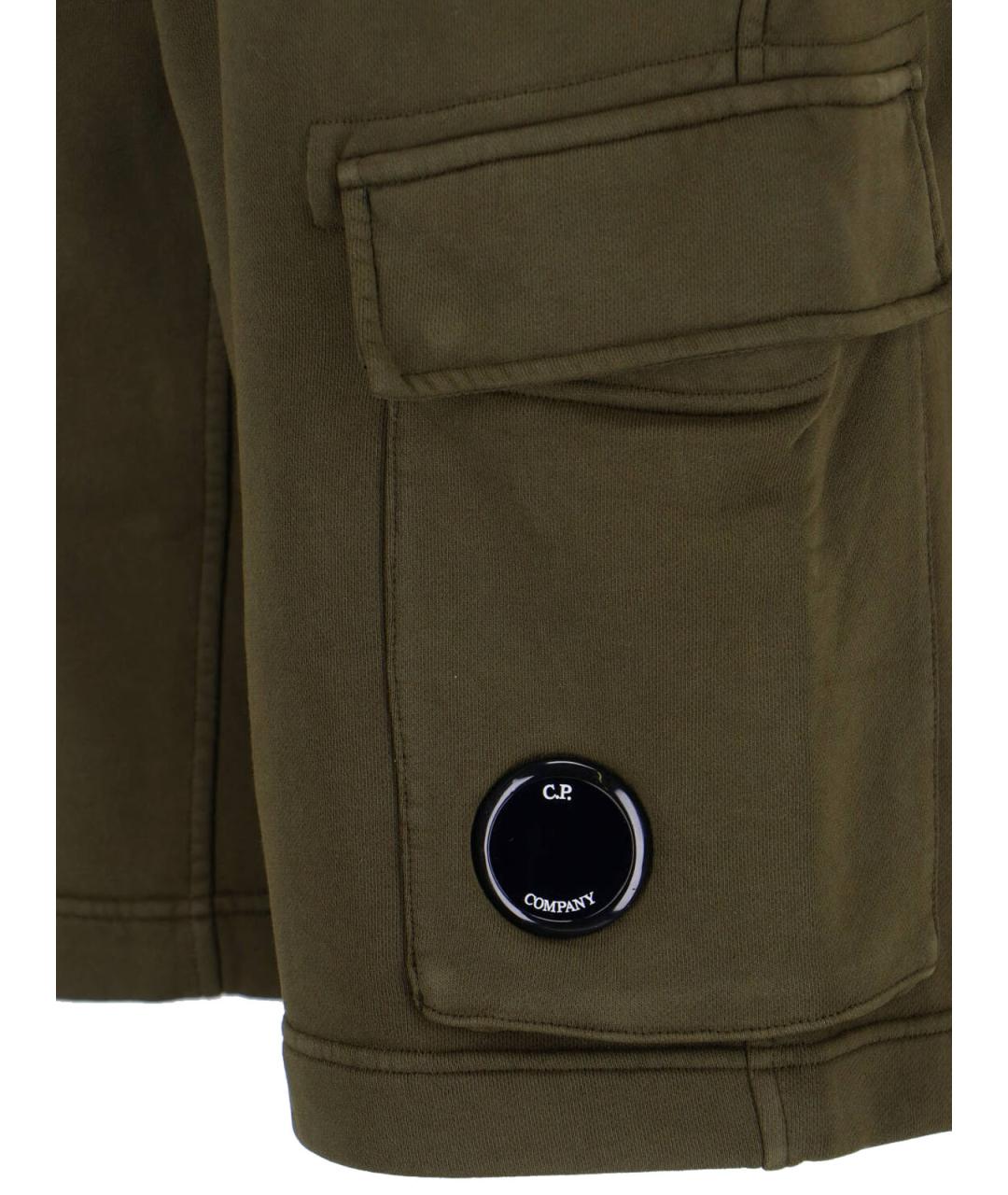 CP COMPANY Хаки хлопковые шорты, фото 4