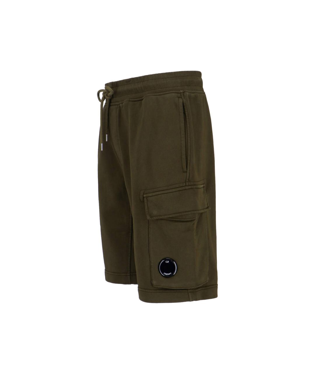 CP COMPANY Хаки хлопковые шорты, фото 3