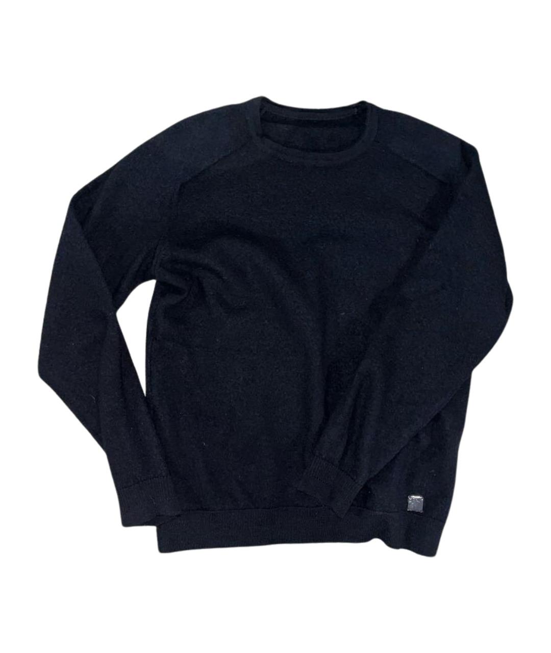 VERSACE Черный шерстяной джемпер / свитер, фото 1