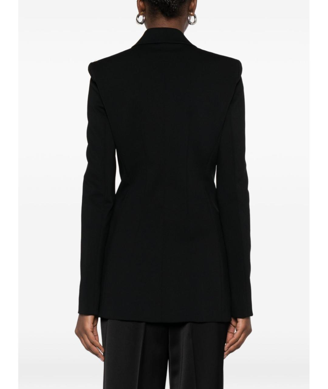 SPORTMAX Черный полиамидовый жакет/пиджак, фото 3