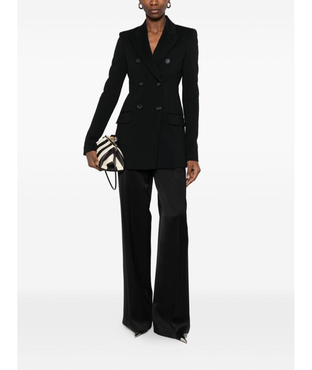 SPORTMAX Черный полиамидовый жакет/пиджак, фото 4