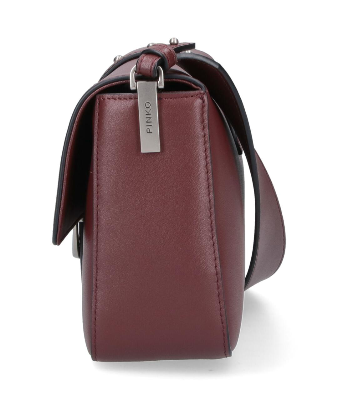 PINKO Красная кожаная сумка через плечо, фото 5