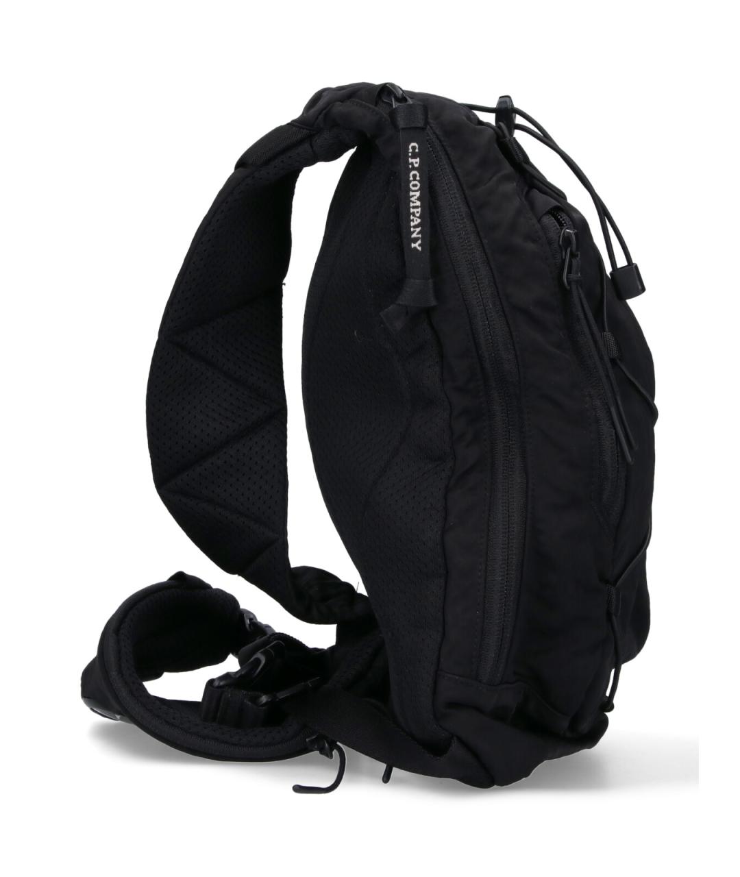 CP COMPANY Черный синтетический рюкзак, фото 5