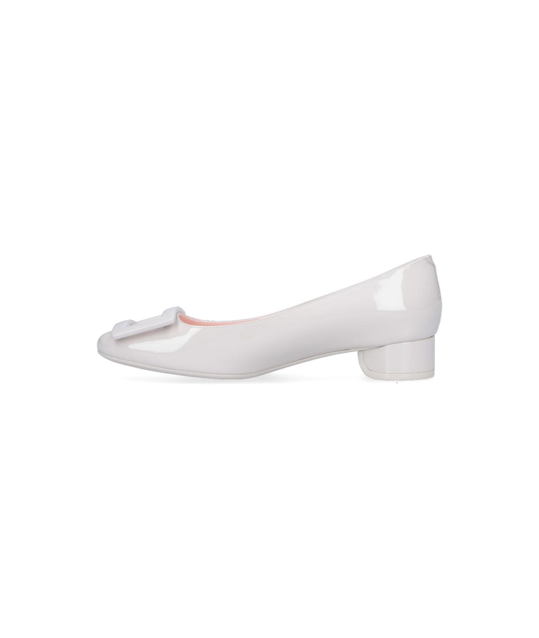 ROGER VIVIER Белые кожаные туфли, фото 3