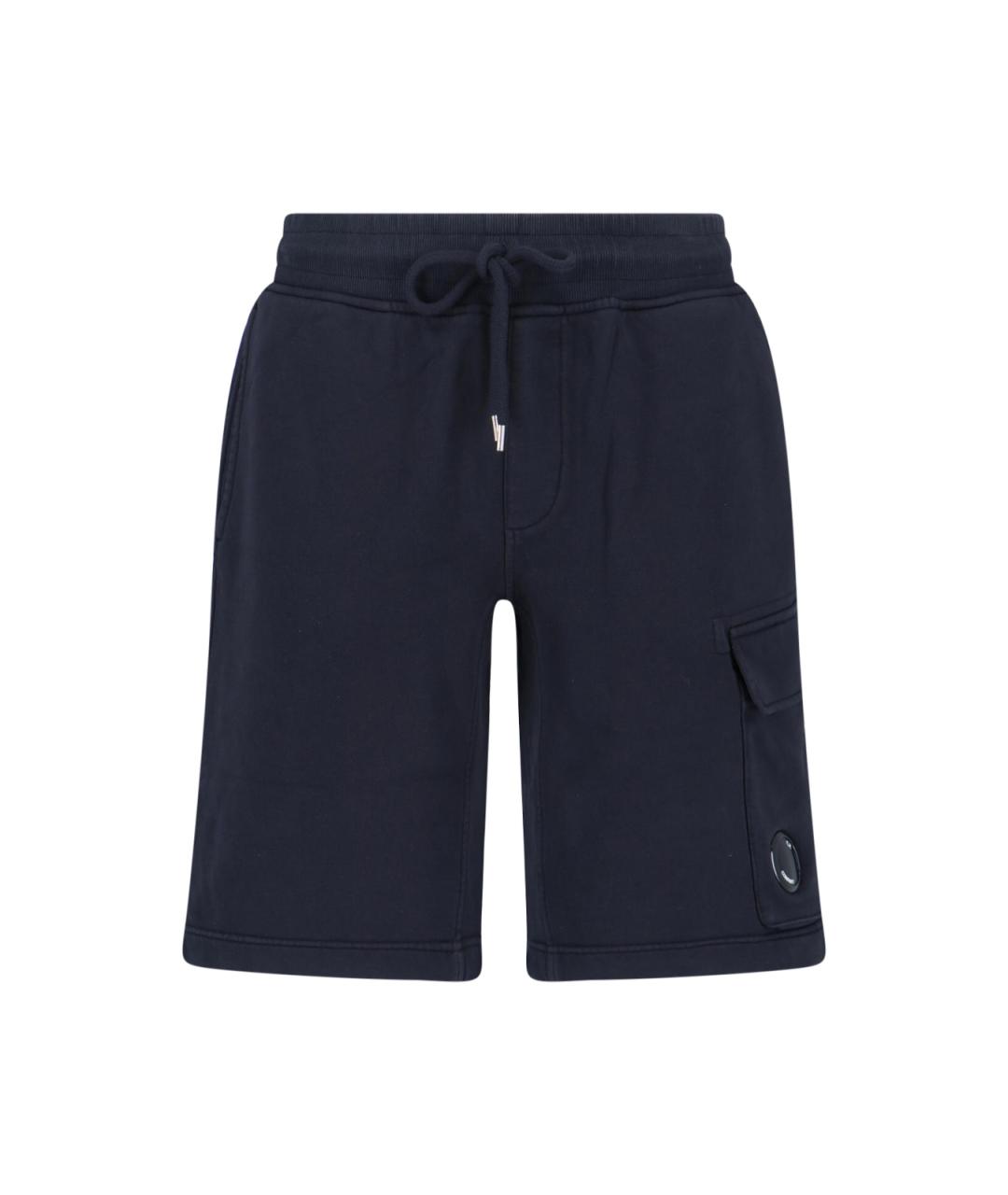 CP COMPANY Синие хлопковые шорты, фото 1