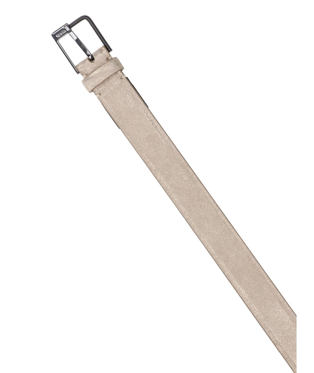 MAISON MARGIELA Бежевый кожаный ремень, фото 3